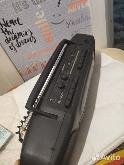 Магнитофон aiwa cs-wn31 со входом с советс источнк