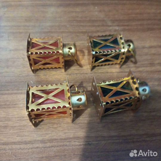 Фонарики от гирлянды СССР Золотой фонарик