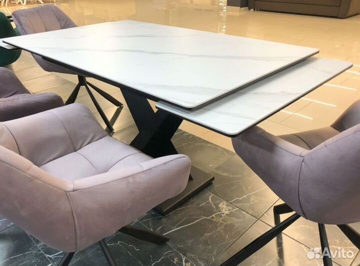 Стол из керамогранита раздвижной SKR-19254