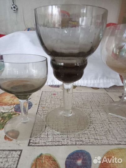 Рюмки, бокалы цветные СССР