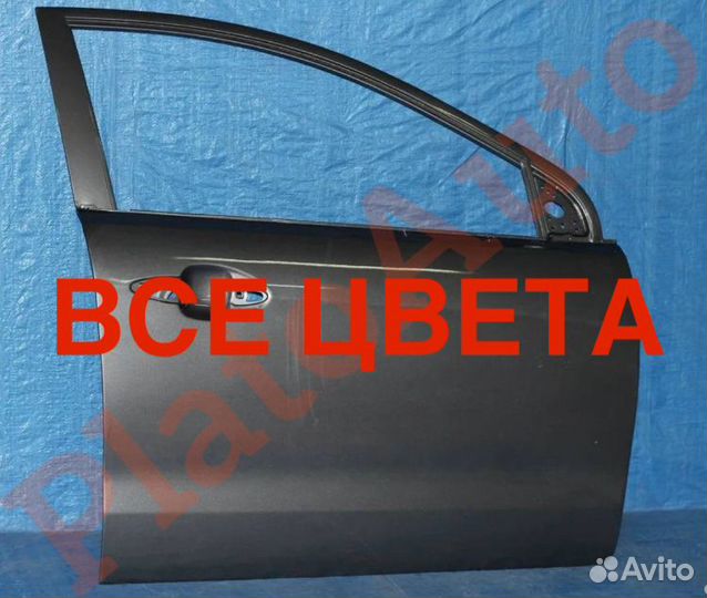 Задняя правая дверь Hyundai Solaris 1 2010+ SAE