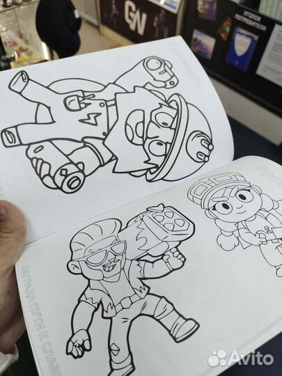 Раскраска Brawl stars