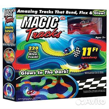 Новый Magic Tracks 220шт подарок ребенку