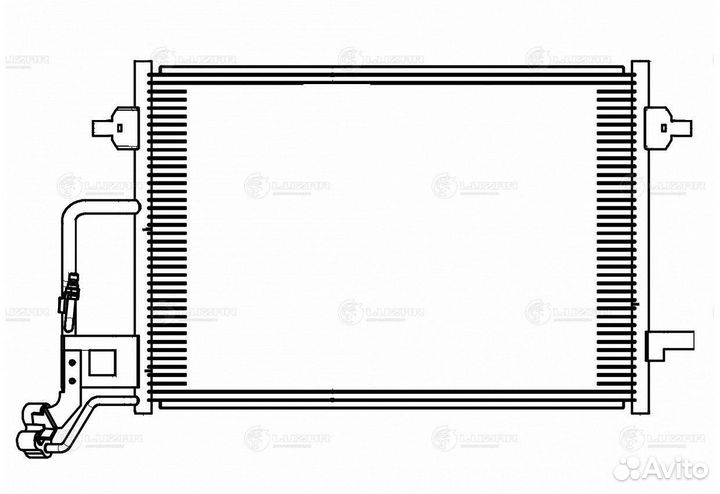 Радиатор кондиционера VAG Passat (B5) 00, Superb 0