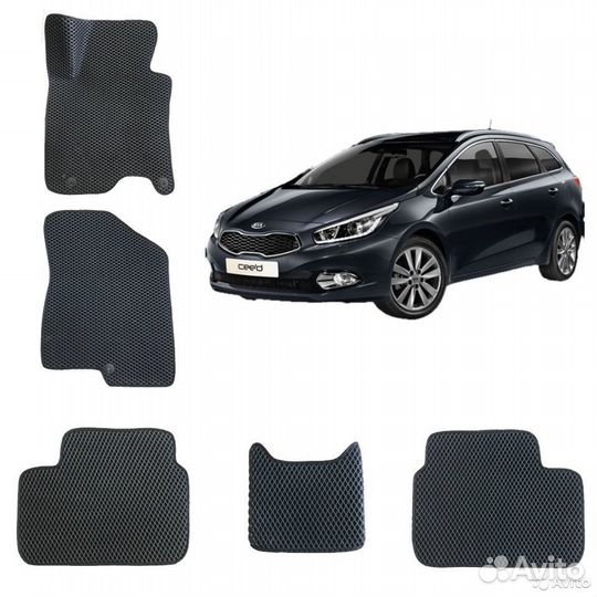 Ева коврики на Kia Ceed 2