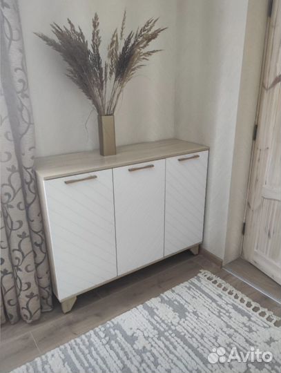 Комод Стокгольм сонома/белый