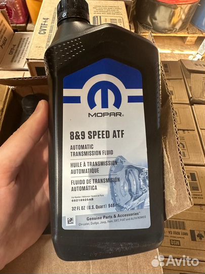 Масло chrysler mopar 8&9 Speed ATF (0,946л) США