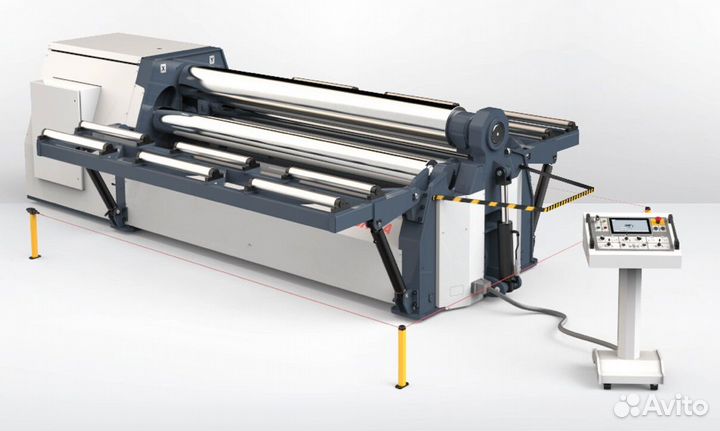 Вальцы 4-х валковые гидравлические