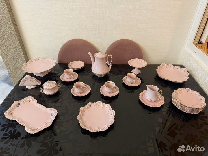 Розовый фарфор чехия