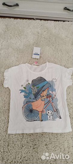 Футболки шорты на девочку р. 122-128