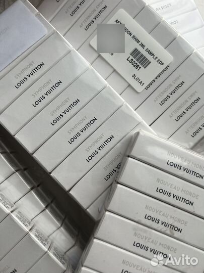 Louis vuitton фирменные сэмплы духи