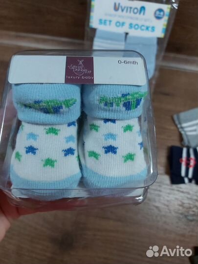 Носки детские от 0 до 6 месяцев