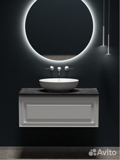 Мебель для ванной со столешницей Sancos Very 100 VR100W+TT100A1+CN6017