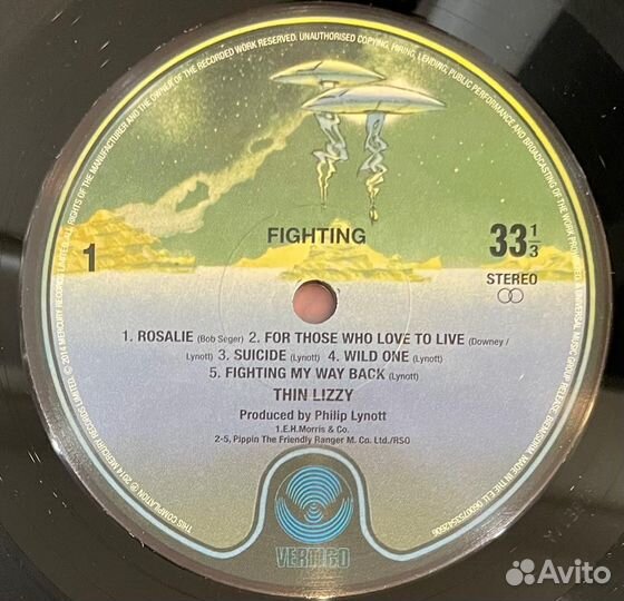 Thin Lizzy – Fighting (Европа 2014г.)