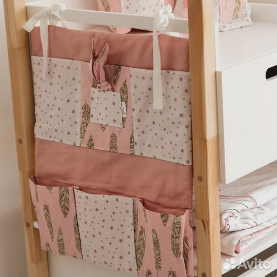 Бортики в кроватку для девочки