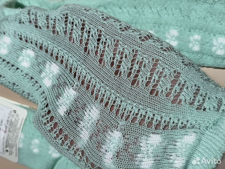 Гольфы получулки детские ажурные гамма 18-20