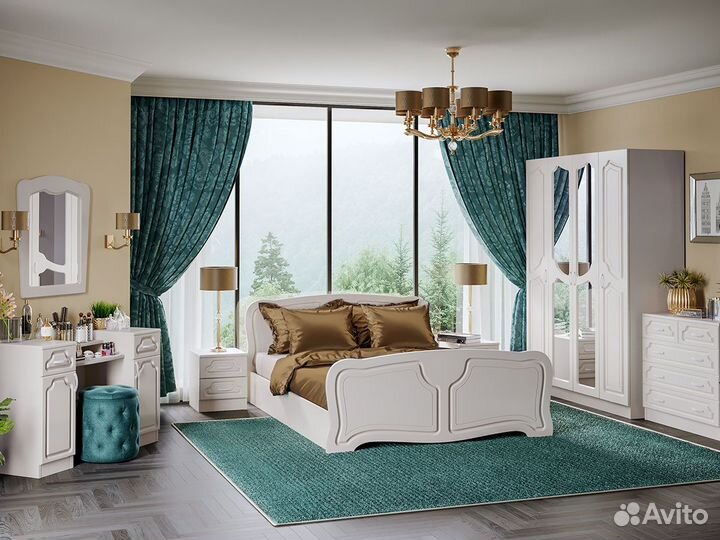 Натали Зеркало (белый глянец)