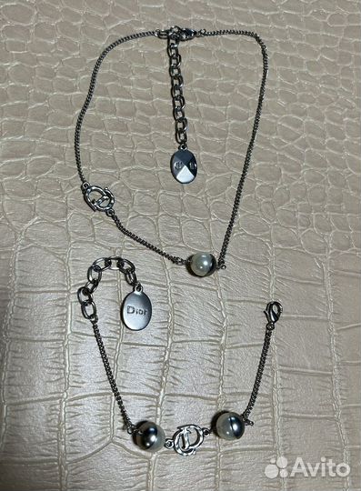 Колье и браслет Christian Dior