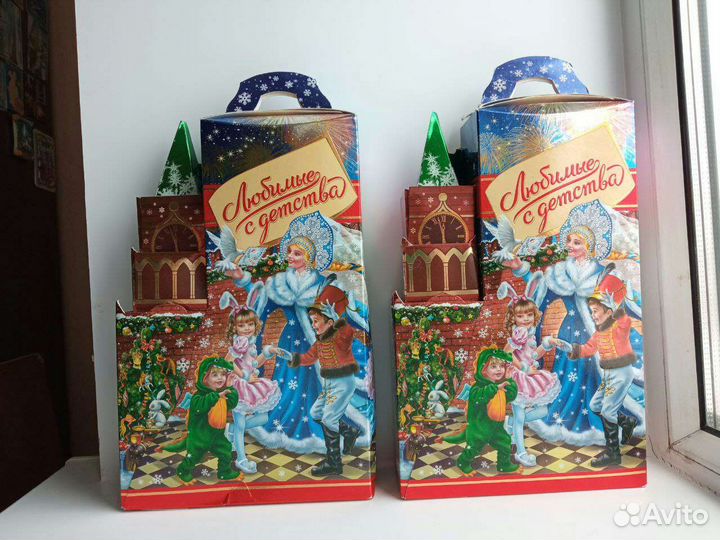 Коробка для подарка картонная, 2 шт