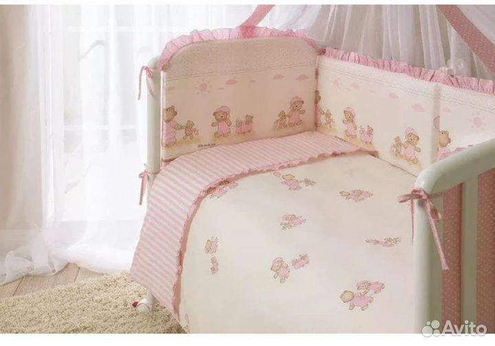 Комплект постельного белья в детскую кроватку
