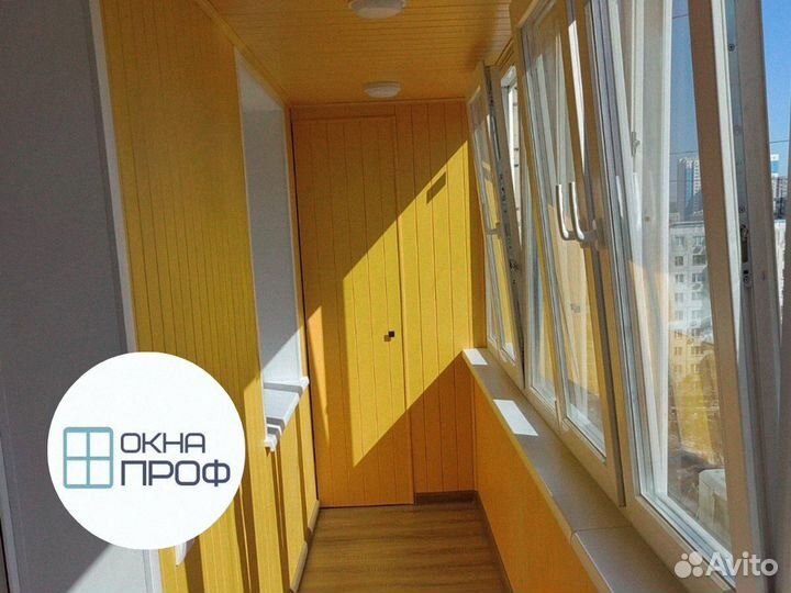 Остекление балкона с гарантией