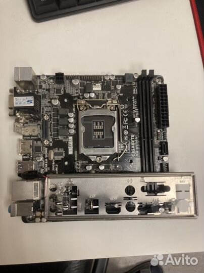 Материнская плата неисправная gigabyte h110n 1151