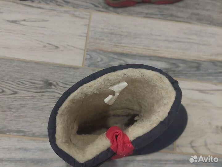 Сапоги резиновые утеплённые для девочки