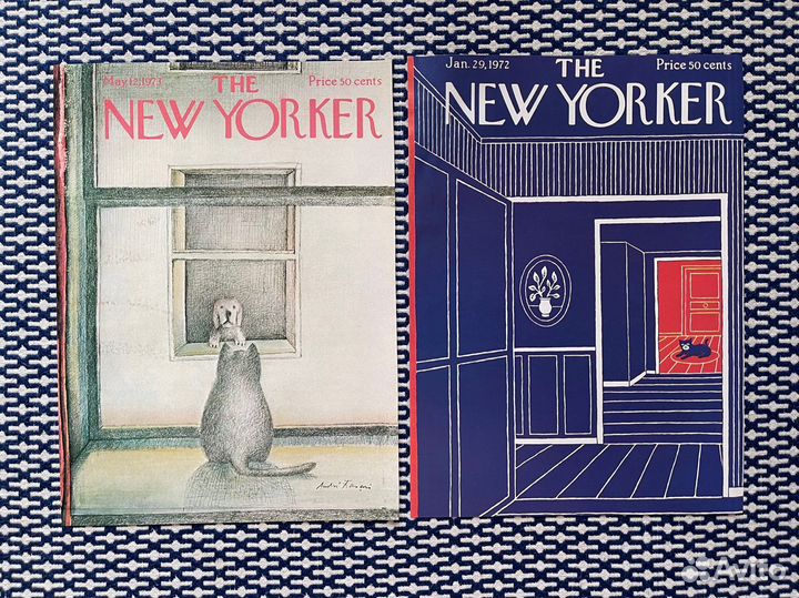 Постеры обложек The New Yorker (Коты и Кошки)