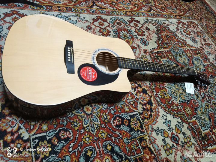 Эл. акустическая гитара Fender Squier SA-105CE NA
