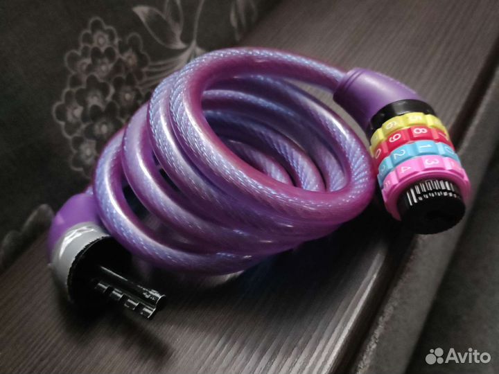 Замок троссовый кодовый для велосипеда Roxy Kids