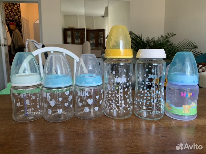 Бутылочки для кормления nuk