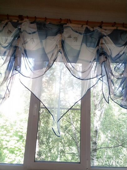 Шторы тюль ламбрекен готовое уютное окно
