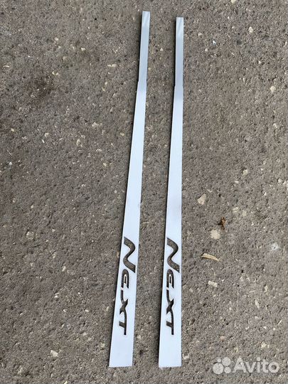 Накладки на дворники нержавейка газель N Б