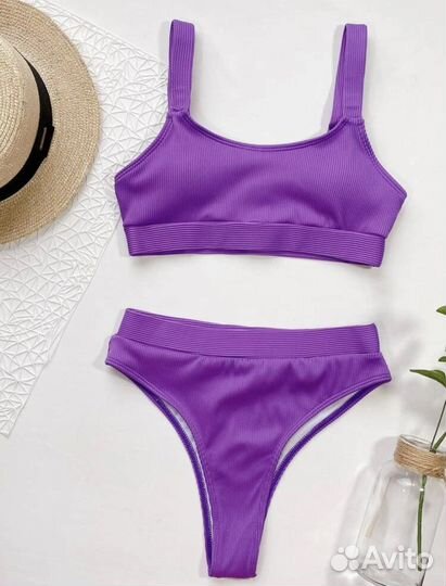 Купальник в рубчик 44 размер