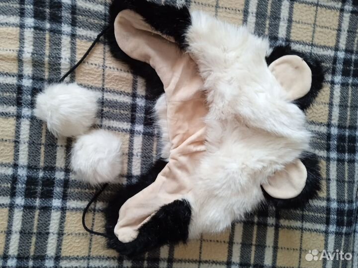 Шапка с ушками