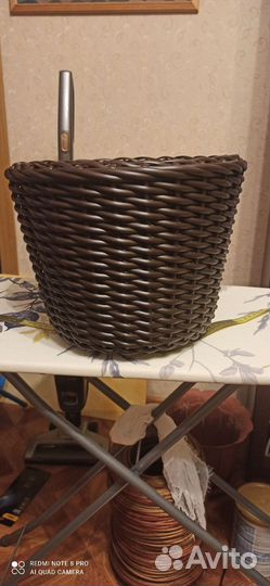 Набор из 3-х Кашпо из ротанга 12 литров