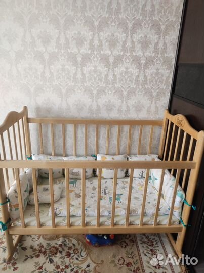 Бортики в детскую кроватку бу