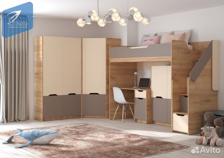 Детская кровать чердак