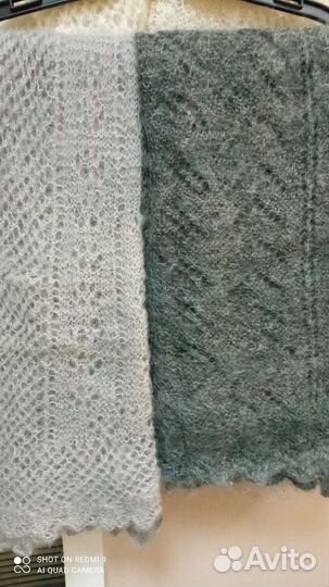 Платки и шарфы пуховые ручной работы