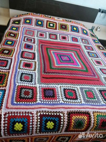 Плед ручной работы