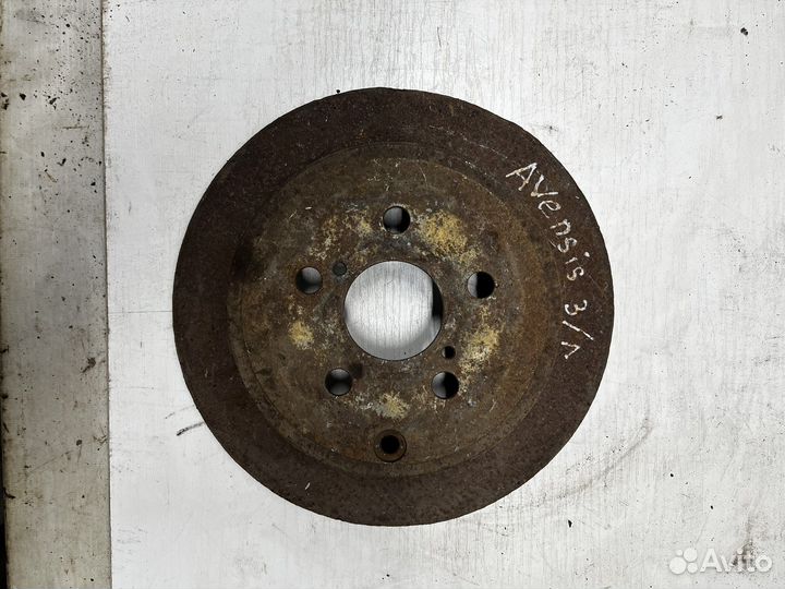 Диск тормозной задний Toyota Avensis t250 Авенсис