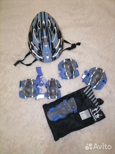 Детский шлем и защита для велосипеда, роликов