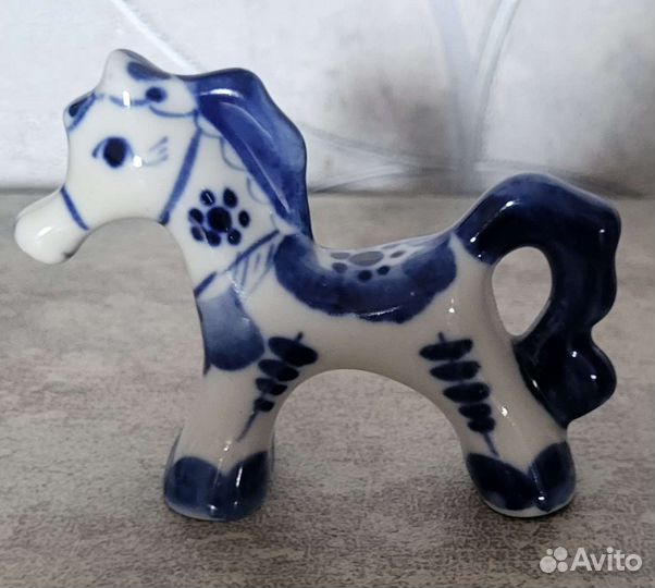 Гжель лошадка