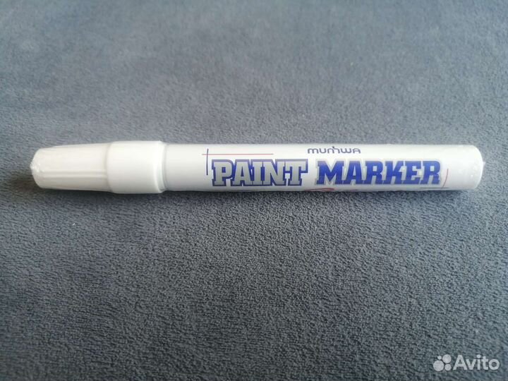 Маркер краска 4 мм, белый