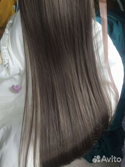 Волосы на ленте