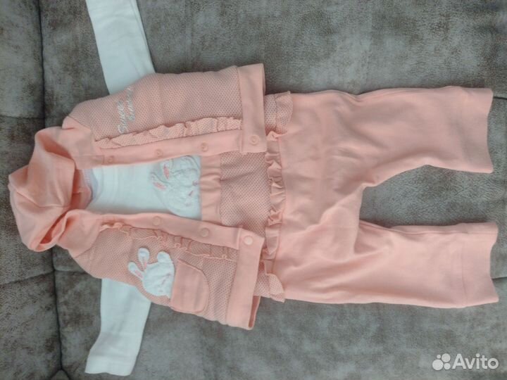 Комплект на девочку 3-6 мес