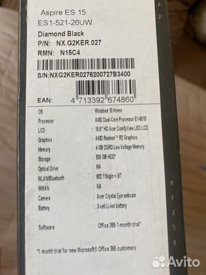 Ноутбук Acer