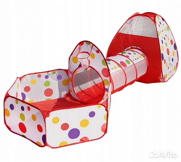 Детская игровая палатка с сухим бассейном