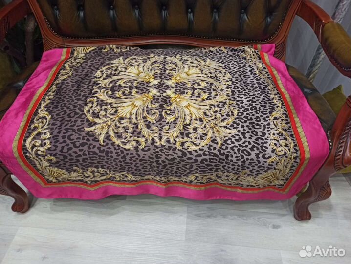 Шелковый платок versace италия 95cm