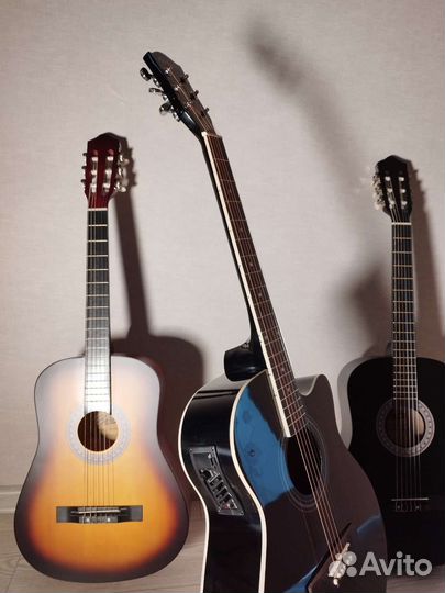 Гитара с подключением